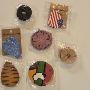 🍒🍒 2 Pairs New Fashion Jewelry Earrings Set